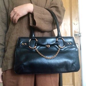 Vintage Gucci shoulder bag with horsebit.